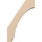 Ekena Millwork 3-inch W x 8-inch D x 12-inch H Imperial Rough Cedar Woodgrain TimberThane Knee Brace, Primed BRCUR03X08X12IMPRCPR - alternate 5